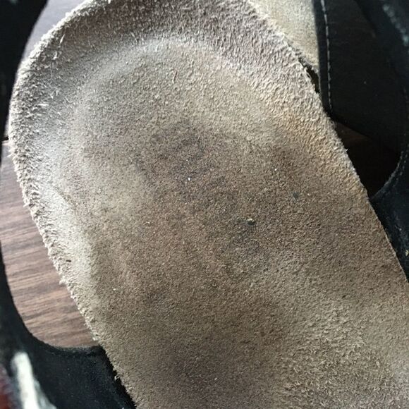 MUNRO Cork Wedge Strappy Leather Sandals Summer Shoes 11 - Picture 9 of 11